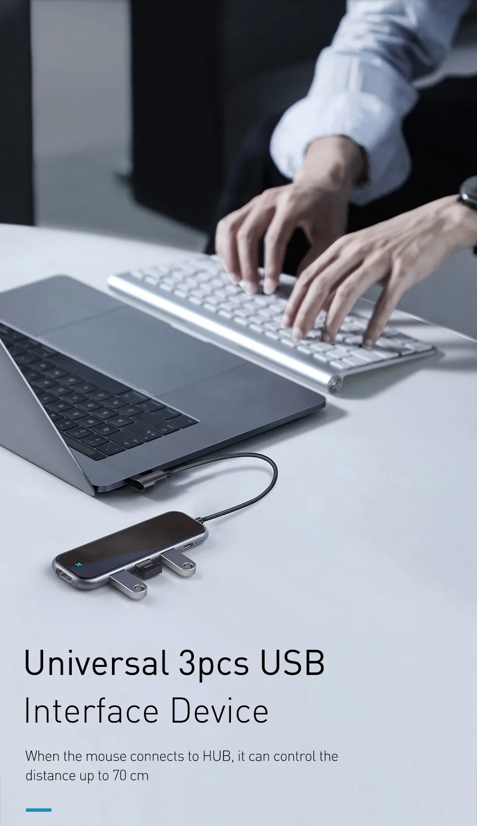 Baseus USB-C Тип C концентратор HDMI RJ45 Мульти USB 3,0 адаптер для MacBook Pro Air док-станция USB C концентратор с Беспроводной Зарядное устройство для наручных часов iWatch