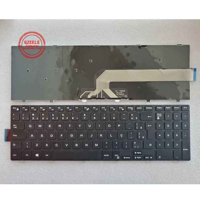 Бразилия/Клавиатура ноутбука BR Для DELL Inspiron 15 3000 5000 3541 3542 3543 5542 5545 15-5547 15-5000 15-5545 17-5000