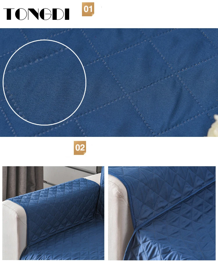 Современный толстый роскошный чехол Tongdi для дивана искусственный нескользящее