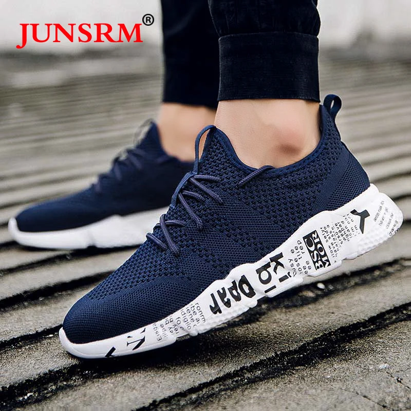 Мужская спортивная обувь кроссовки для бега удобные сетчатые Прогулочные Zapatos