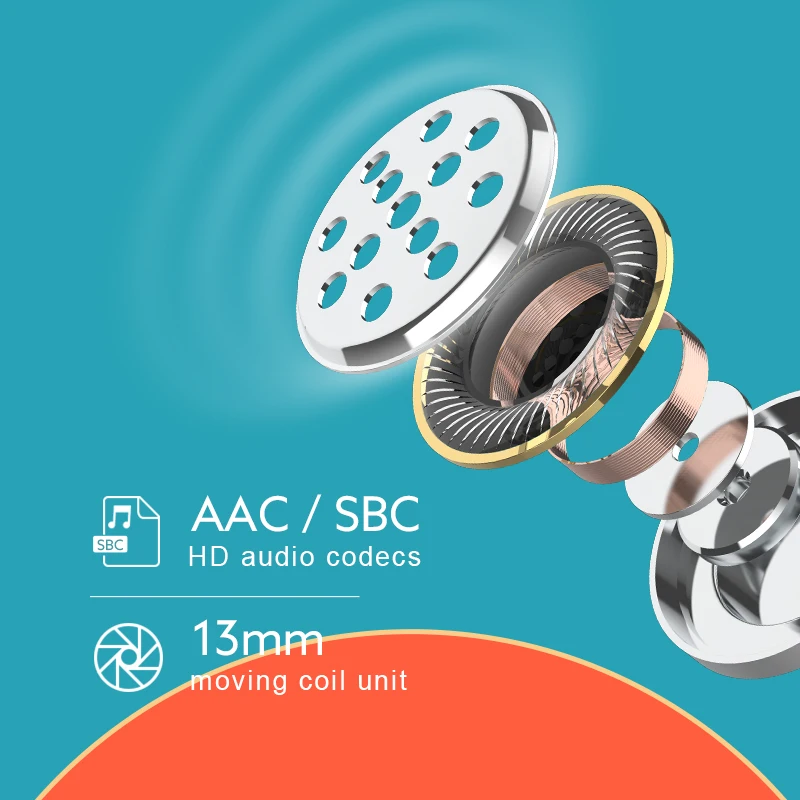QCY T8 Bluetooth наушники 13 мм драйвер HIFI Качество звука беспроводные TWS двойное