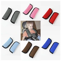 2pcs car child safety seat safety belt shoulder anti stroke pads guard protective shoulder strap cover safety belt sheath