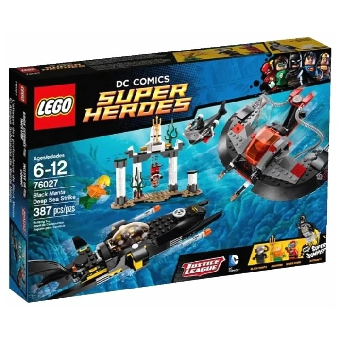 Конструктор LEGO DC Super Heroes 76027 Глубоководная атака Чёрной Манты | Игрушки и хобби