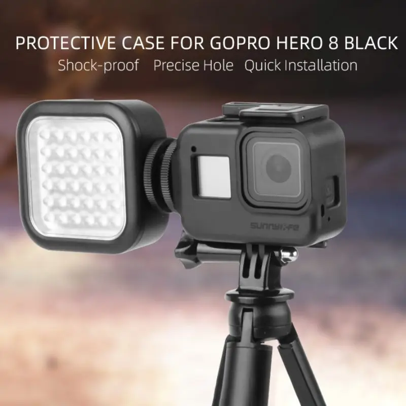 Защитная рамка Чехол книжка для GoPro Hero 8 Черные Аксессуары экшн камеры