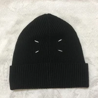 2021 autumn winter new fashion classic trendy brand luxury design casual versatile lovely concise simple knitted hat