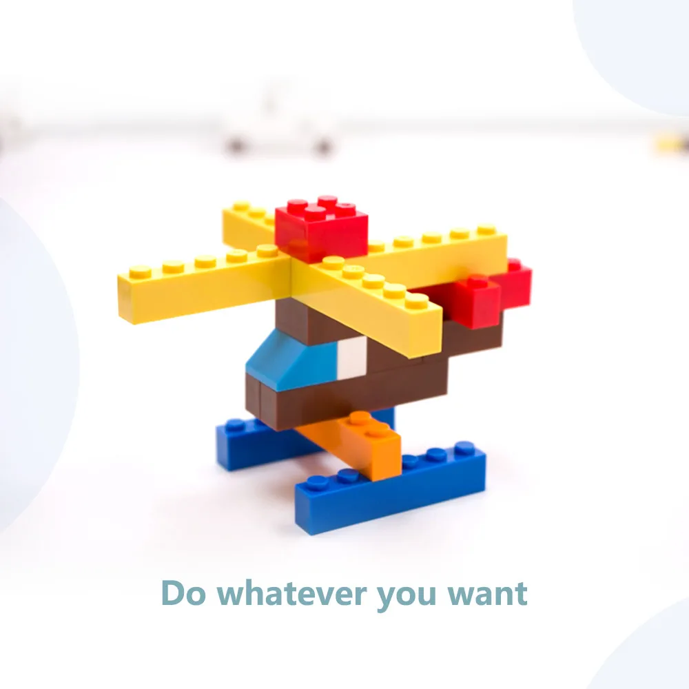 250 1000 шт. Детский конструктор сделай сам|Блочные конструкторы| |