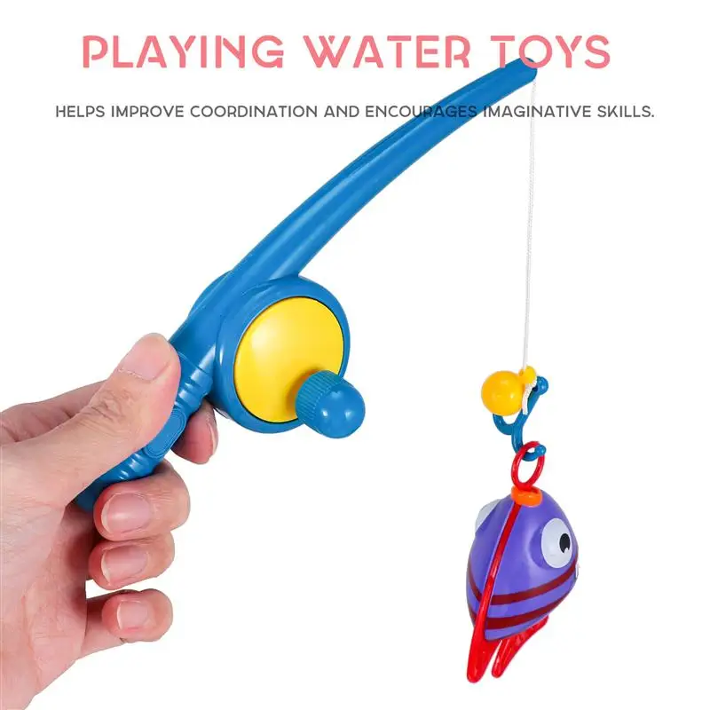 

1 Set Children's Bath Fishing Toy Set Fun Bathtub Fishing Toys for Kids