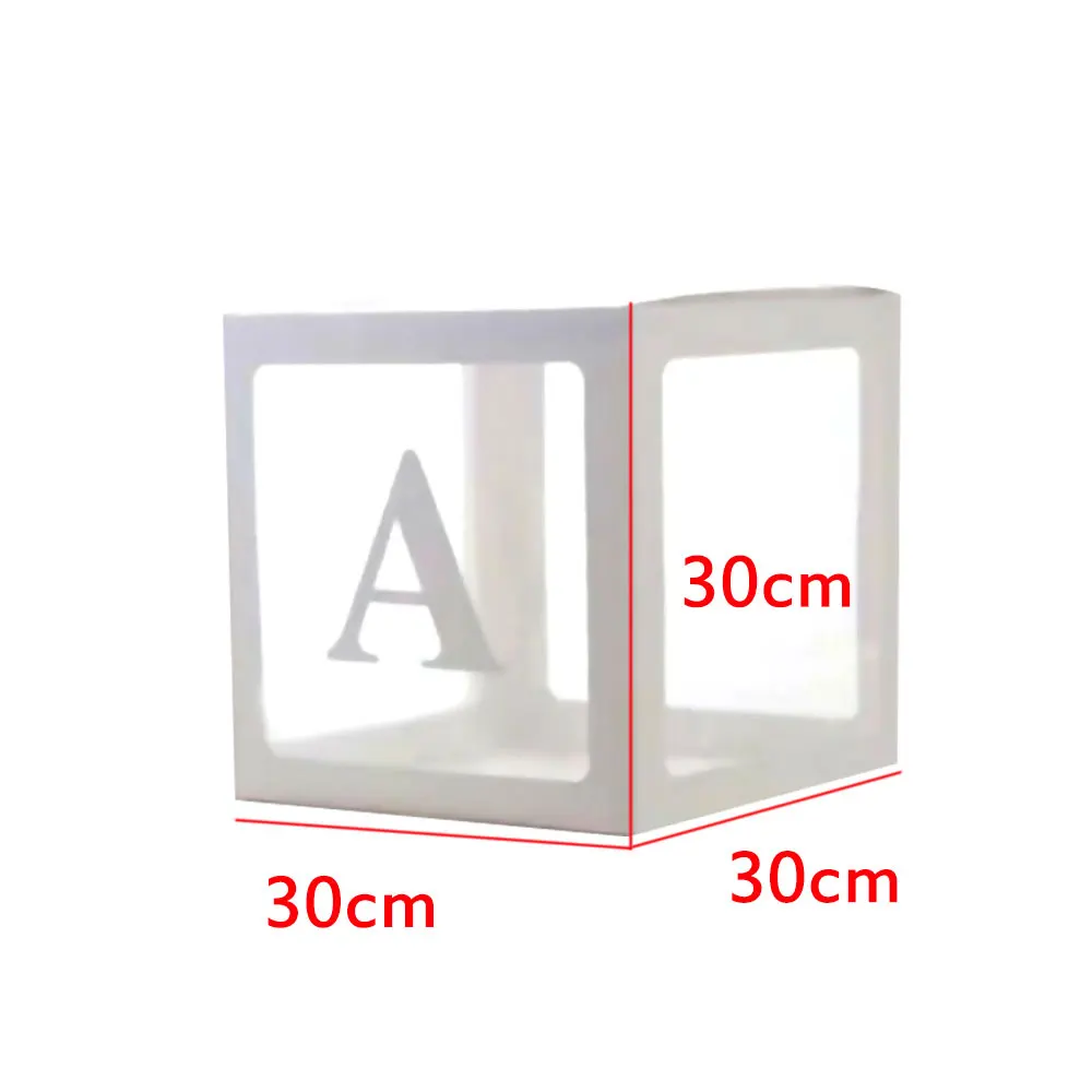 26 видов надписей дневная прозрачная подарочная коробка Праздничная игрушка