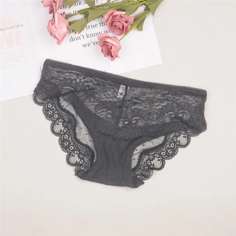 Женское сексуальное нижнее белье кружевные трусики пикантные прозрачные мягкие