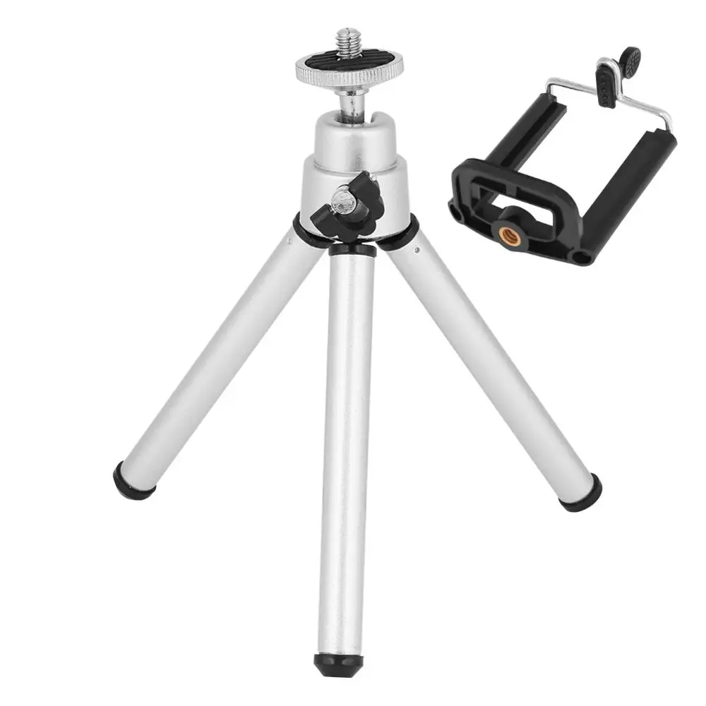 Металлический складной настольный мини штатив с винтом 1/4 дюйма|Штативы| |