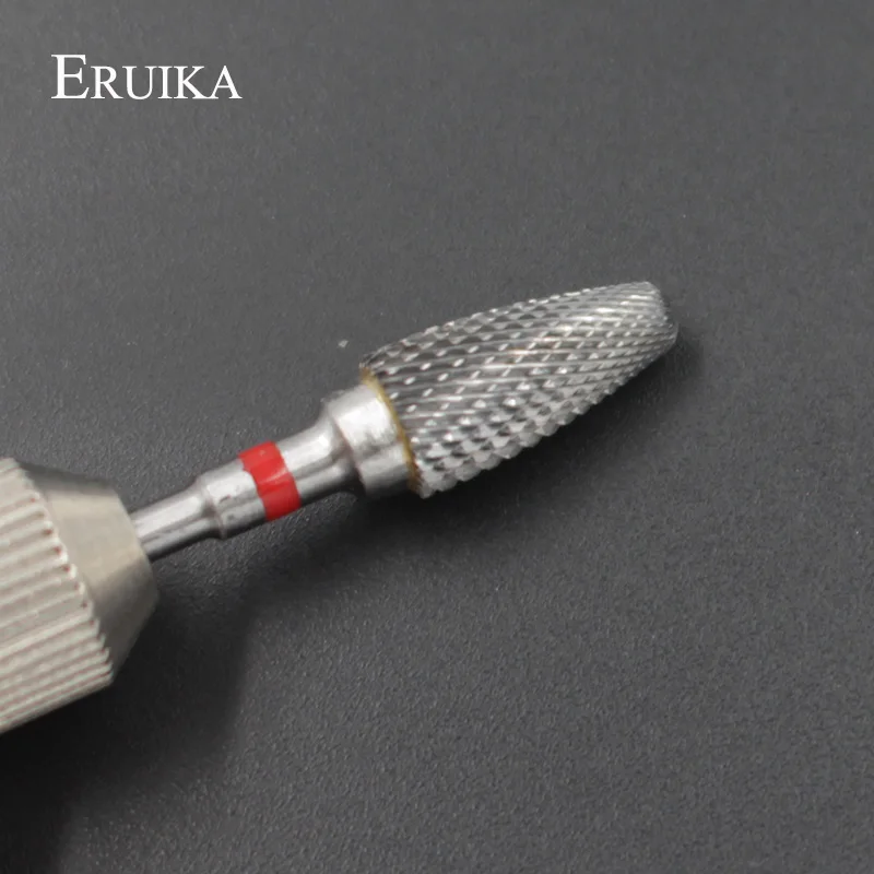 ERUIKA 1 шт. вольфрамовое твердосплавное сверло для ногтей размера F 3/32 &quotрезак ног