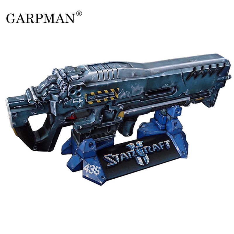 1: 1 звезда пулемет Terran 3d бумажная модель может удерживать Cos Marine Paper craft|Картонные