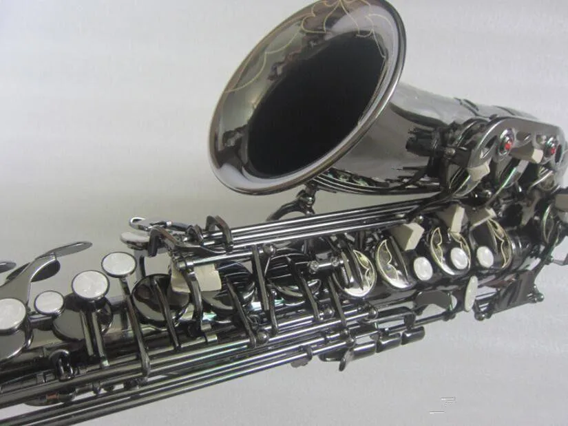 Новый качественный саксофон плоский альт-саксофон черные никелевые золотые