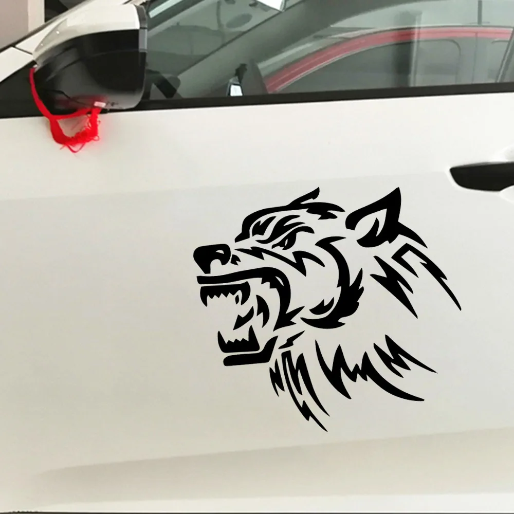 Мультяшный Волк Воющий авто стикер наклейка Стайлинг автомобиля Мотоцикл кузов
