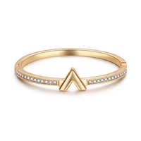 ornapeadia fashion ol bracelet 2021 new bracelet classic wild v shaped diamond fresh minimalist womens fine bangle wholesale