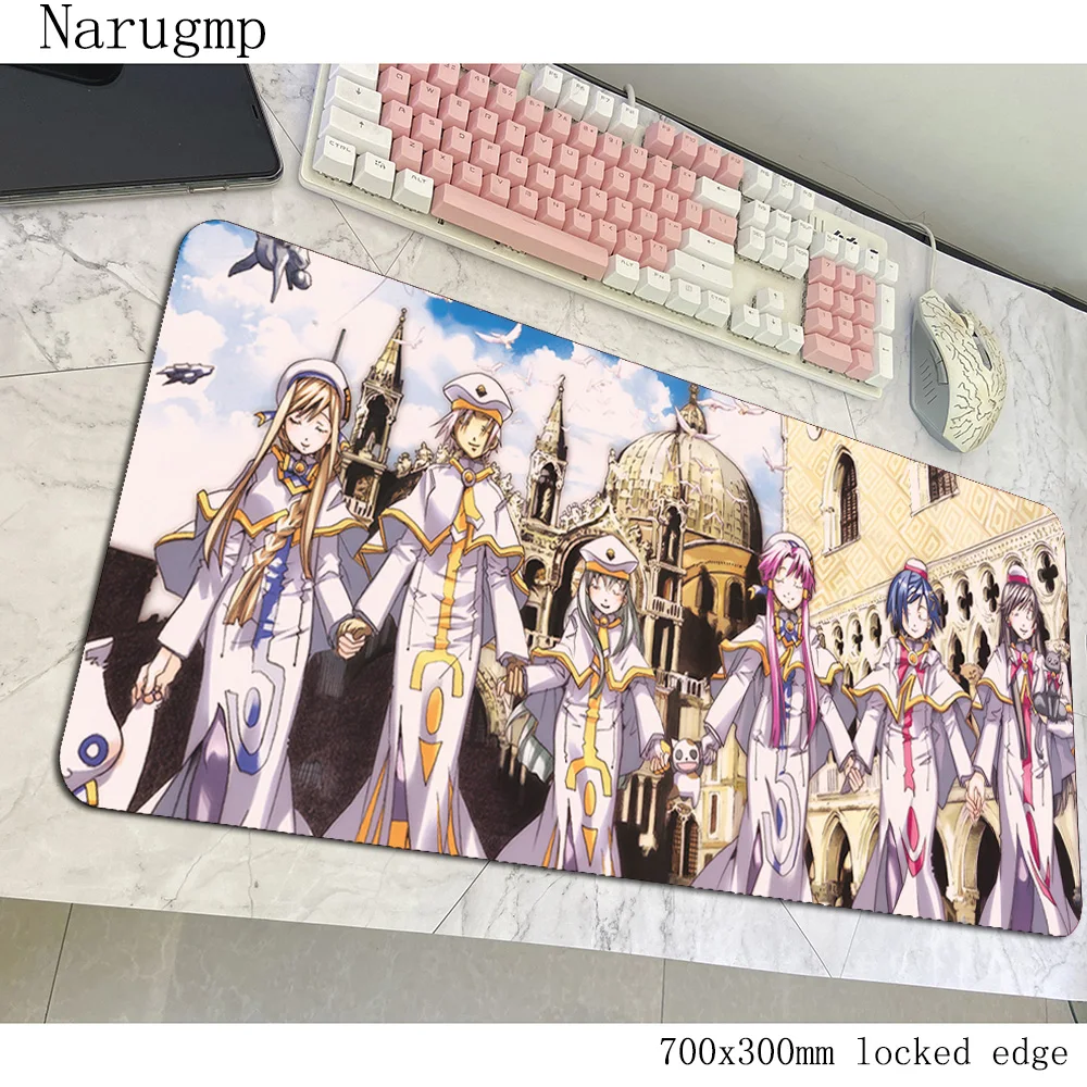 

aria mouse pad gamer wrist rest mousepad 700x300x4mm rubber desk mat anime gaming accessories pc game keyboard mats oversized