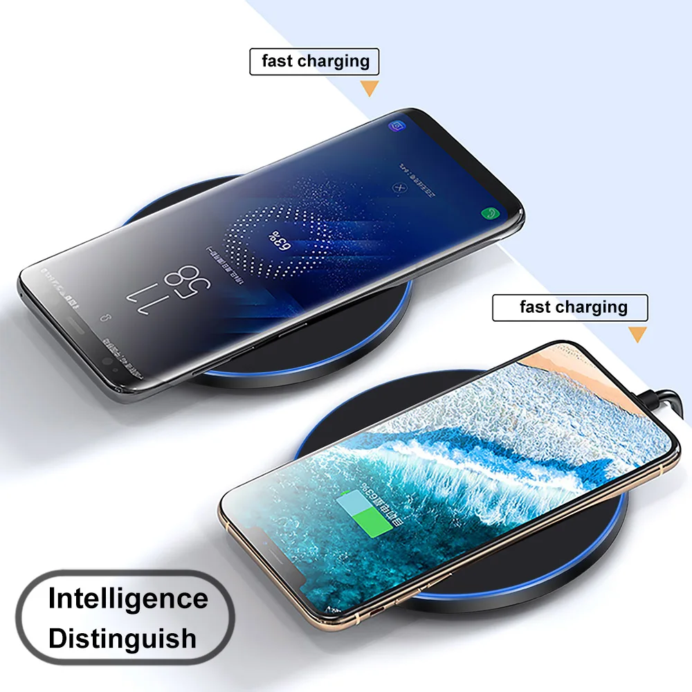 30W Qi Wireless Charger For iPhone 12 11 Pro Xs Max Mini X Xr 8 Induction Fast Charging Pad Samsung s8 s9 s10 note | Мобильные