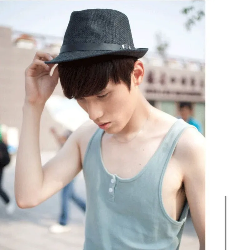 Летняя женская шляпа для отдыха мягкая фетровая унисекс мужская соломенная