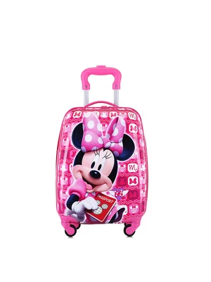 Cartoon suitcase 18 дюймов чемодан на колесиках, Детский чемодан на колесиках, чемодан для путешествий, чемодан для каюты, мультяшная Губка Боб, милая сумка для девочек - Цвет: Cartoon suitcase