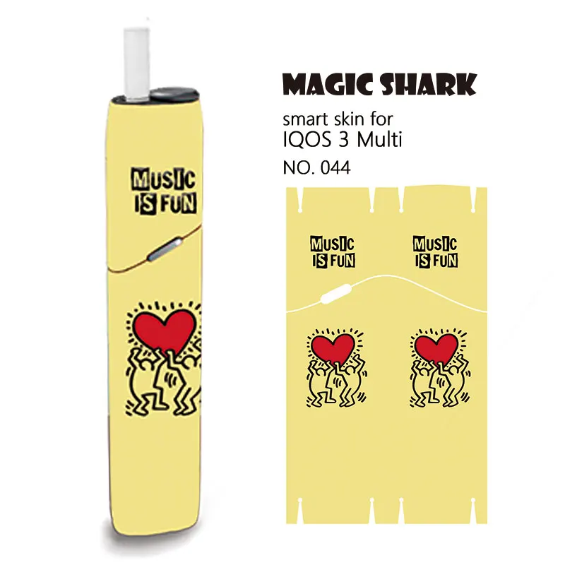 Волшебная Акула Тоторо Неймар ФИФА пленка стерео Наклейка для IQOS 3 IQOS3 Мульти