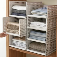multi size clothing organizer multi layer home storage box closet organizer for scarfs socks shelf pf8315