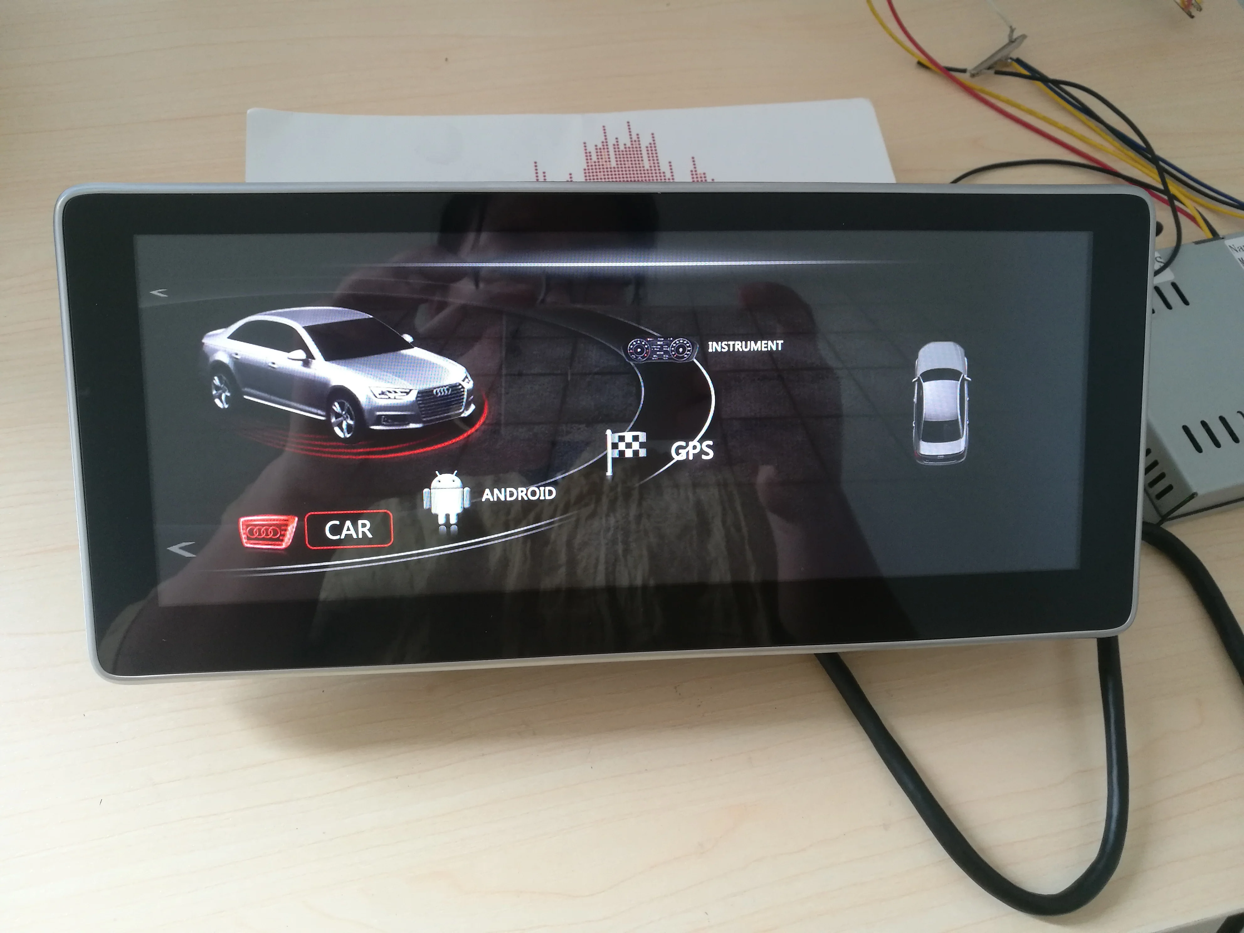 DSP Carplay Android 7 1 автомобильная аудиосистема для Audi A4L A5 (L & R) 2009 2016 головное