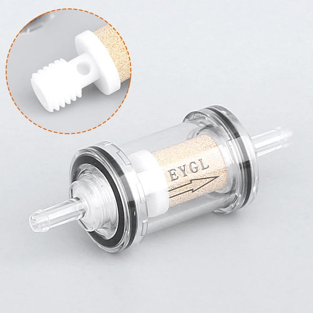 

1pc Car Air Parking Heater Fuel Pipe Line Hose Clip Oil Fuel Filter Transparent Copper Filter Element Filter For Eberspacher