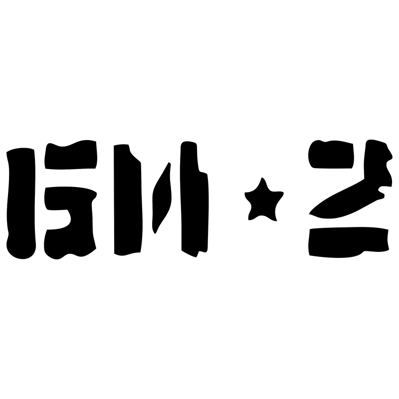 

Group Bi-2 Funny Car Sticker KK Vinyl Decal Silver/black for Auto Car Stickers Styling Decoration Sunscreen Waterproof 30cm*9cm