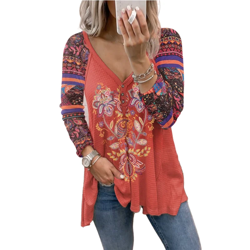 

Пуловер женский, с V-образным вырезом и длинными рукавами, Осень-зима 2021