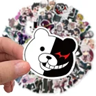 Наклейка DanganRonpa, 50 шт.компл., ПВХ, водонепроницаемая, японское аниме, чемодан для ноутбука, для скейтборда, гитары, велосипеда, граффити, наклейка сделай сам