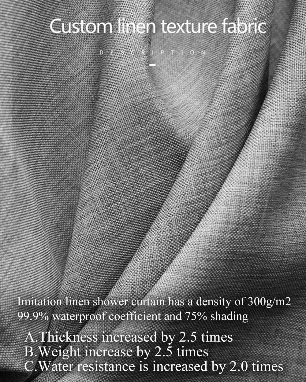 liangqi roman hole shower curtain waterproof anti mold fabric thicken imitation linen cloth bathroom partition tools home decor free global shipping