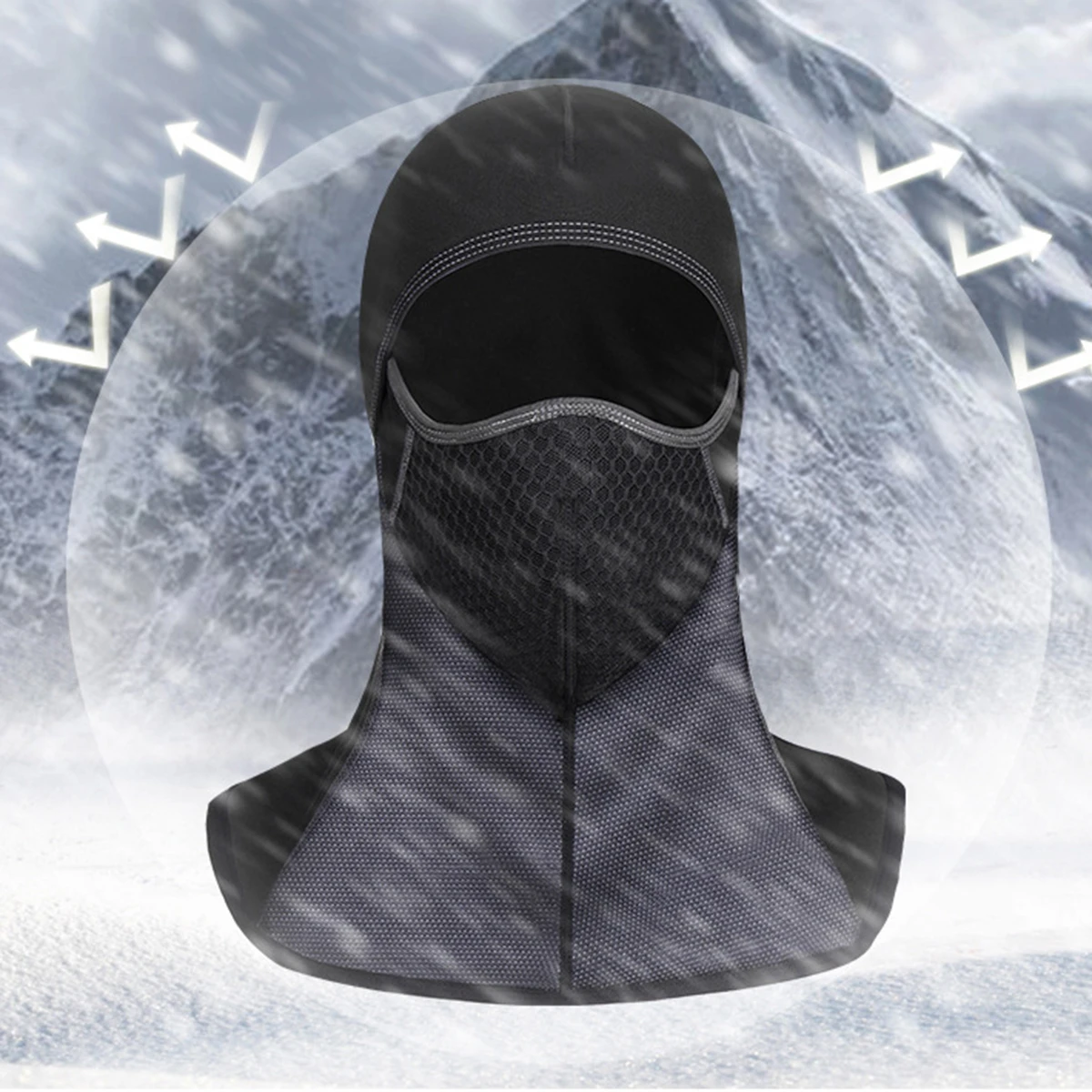 Мотоциклетная Балаклава маска для лица теплая ветрозащитная дышащая страйкбола
