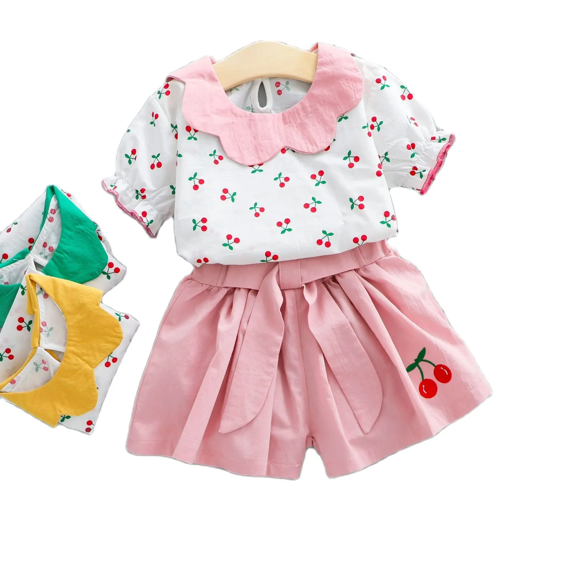 BabiColorBaby/комплекты одежды для маленьких девочек Новинка 2020 года Летняя одежда