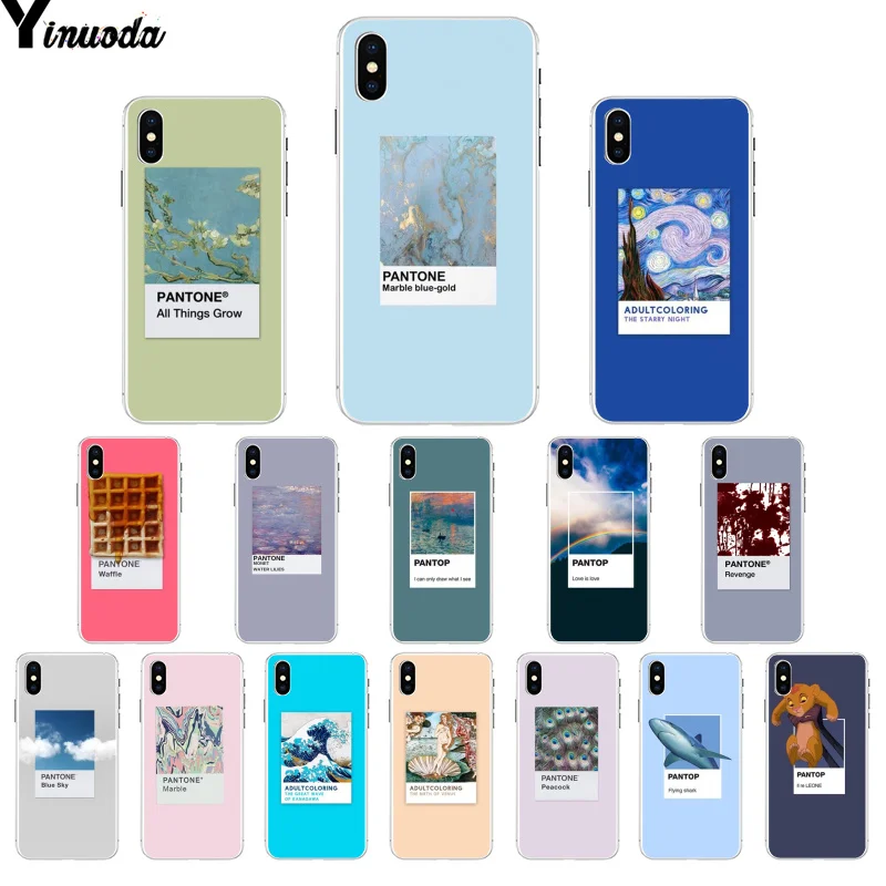 Yinuoda Vingate Vincent Van Gogh Pantone эстетическое искусство ТПУ мягкий чехол для телефона чехол для iPhone 8 7 6 6S Plus X XS MAX 5 5S SE XR