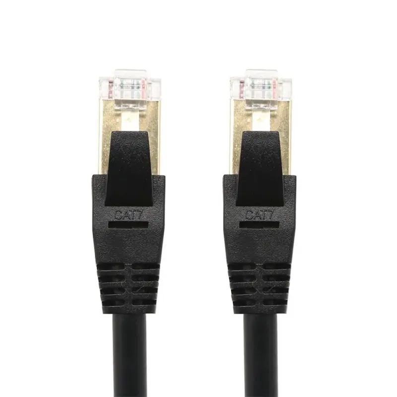 CAT7 Соединительный шнур плоский Ethernet RJ45 10 Гбит/с ультра тонкий LAN Экранирование