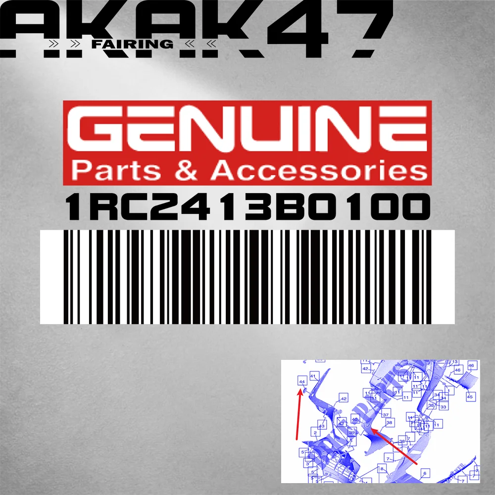 

For YAMAHA MT-09 FZ09 MT09 FZ09 ABS 2019 2020 2021 2022 Logo Sticker Decal Three-dimensional Logo Badge 1RC2413B0100 Silver