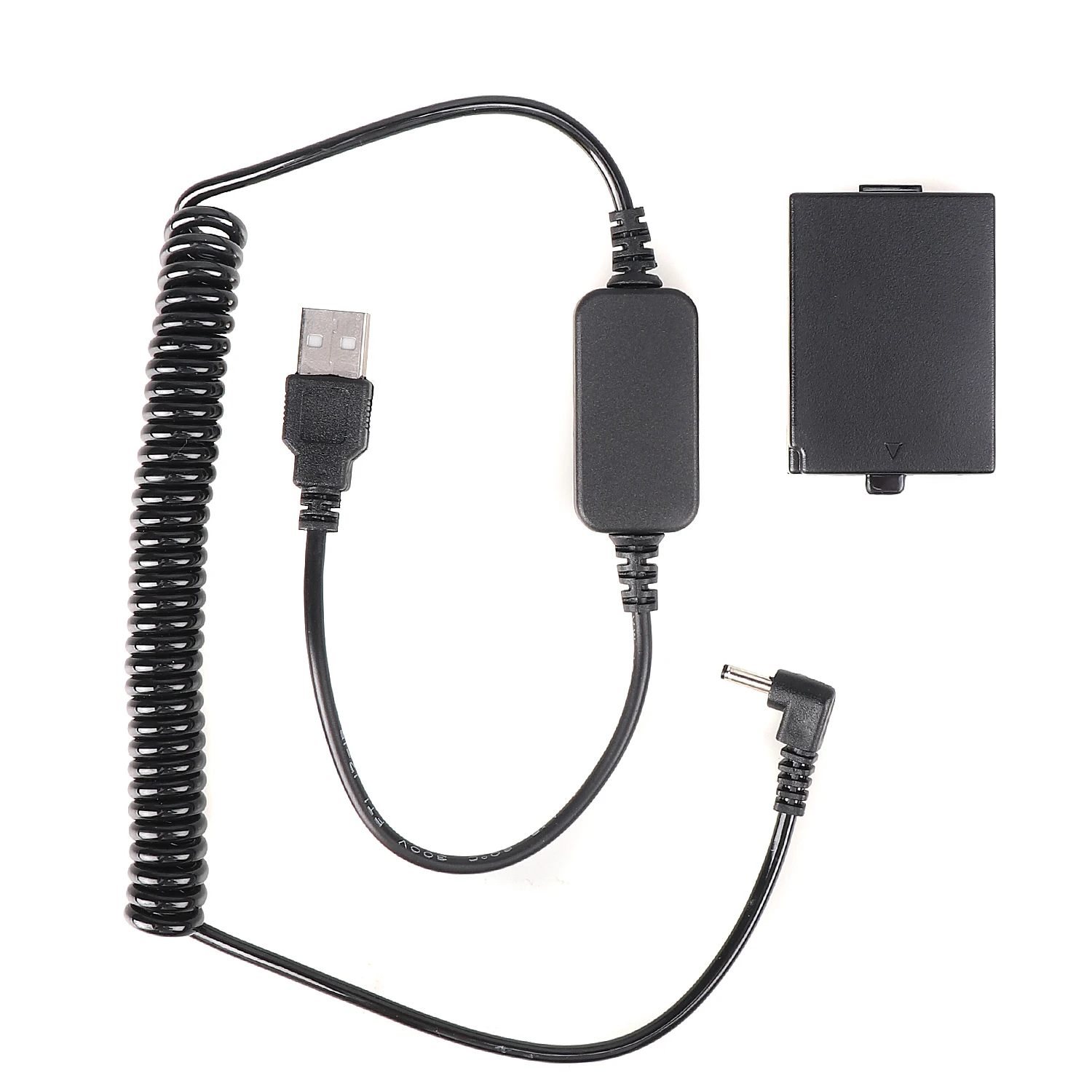 

DR-E10 Dummy Battery USB Spring Cable Adapter For Canon EOS 1100D 1200D 1300D Camera