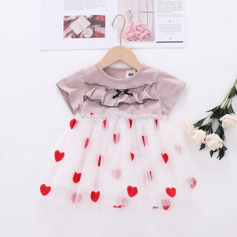 2020 летнее милое платье для девочек принцессы маленьких одежда детей 0 4 лет