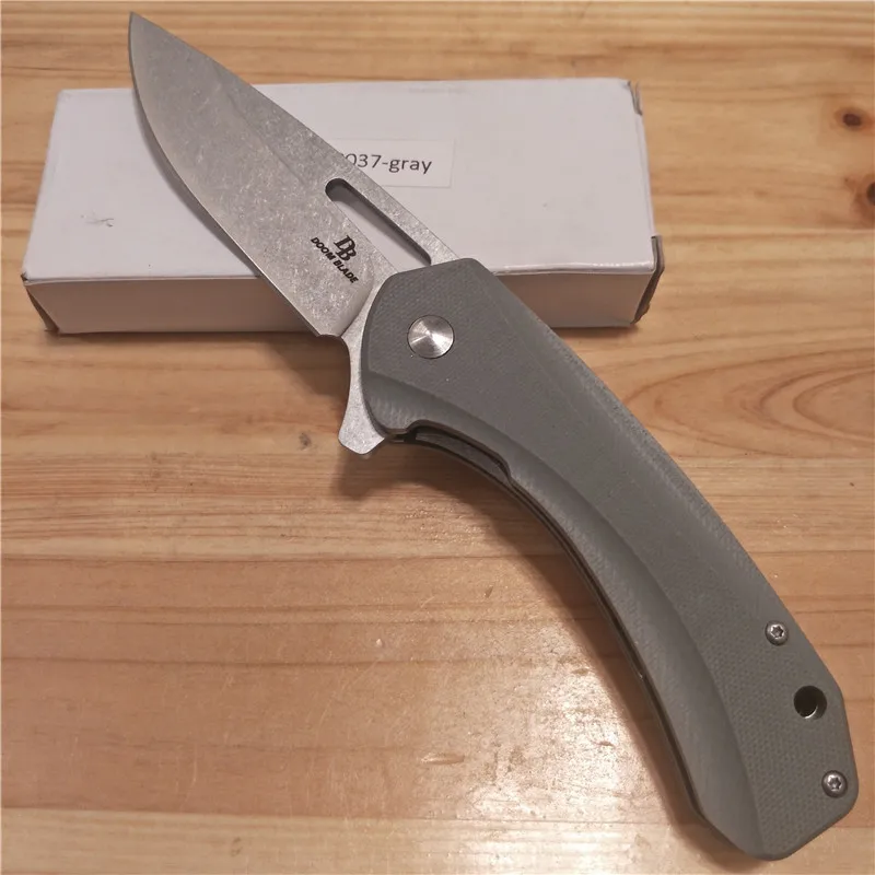 Тактический складной нож 60-61HRC D2 Клинок рукоятка G10 походный охотничий для