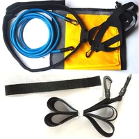 swim training belts swim bungee cords resistance bands swim tether stationary pull rope outdoor sports fitness resistance band