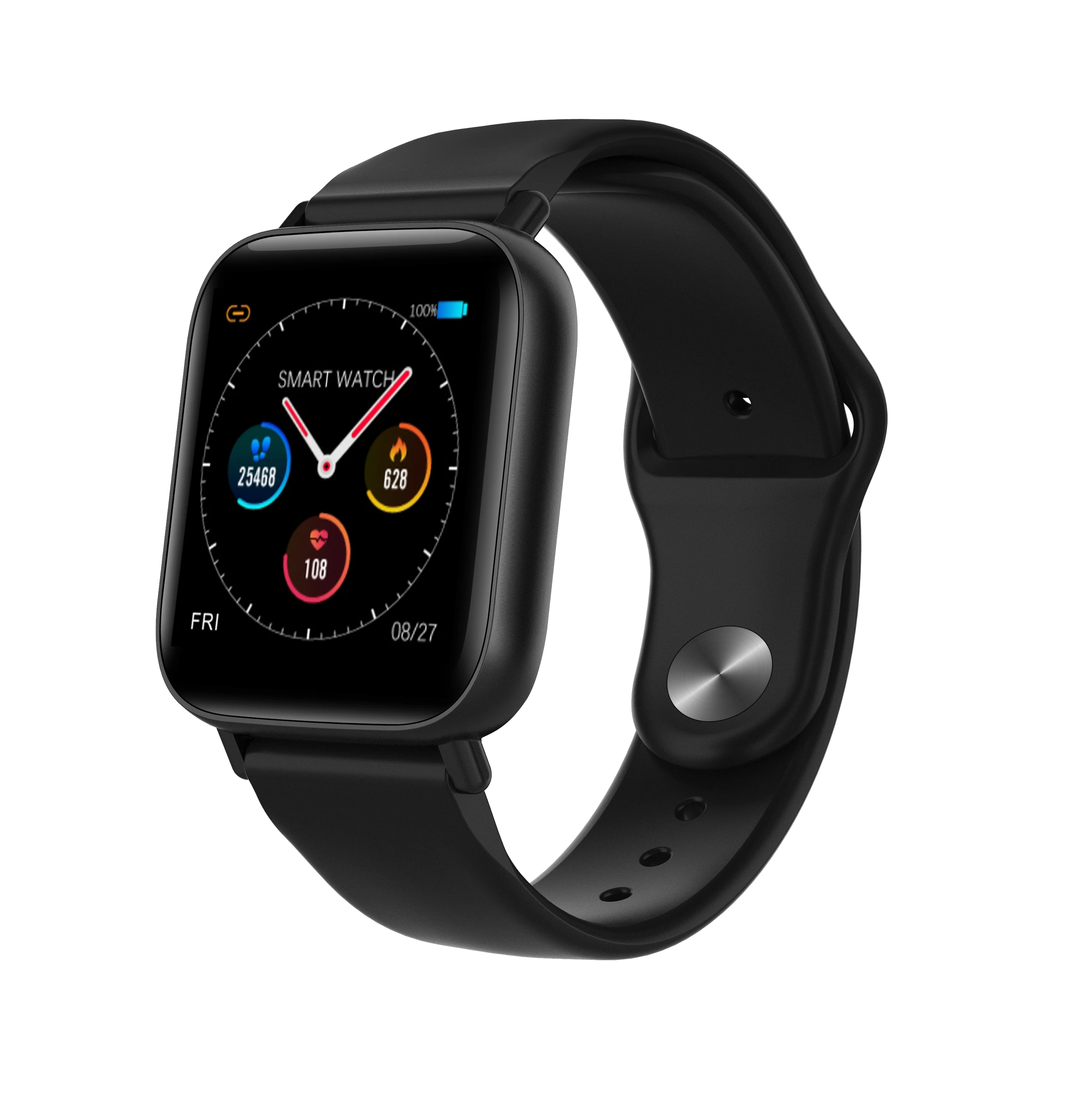 Спортивные умные часы с шагомером водонепроницаемый фитнес трекер монитором