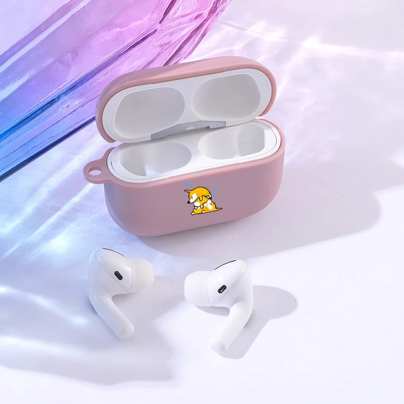 

Cute Corgi Dogs Soft Earphone Case For Apple Airpods Pro Case Cover Wireless Bluetooth Silicone Air Pods 3 Case Protective Cover
