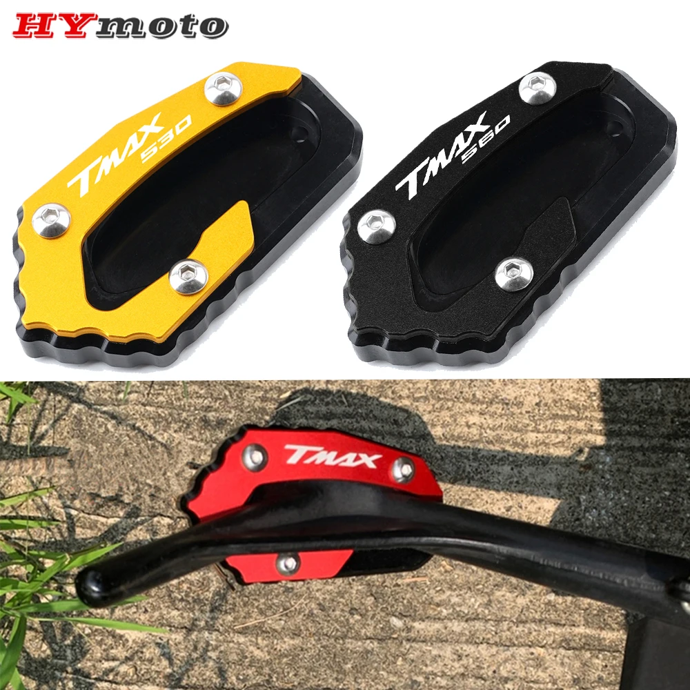 

For Yamaha T-MAX TMAX 530 560 SX DX TMAX530 TMAX560 XP530 Tech-Max Motorcycle Kickstand Side Stand Extension Pad Enlarge Plate