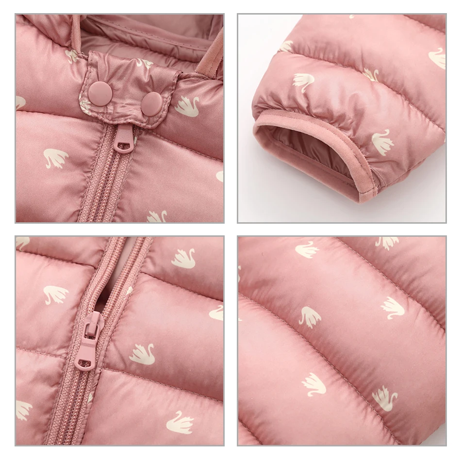 Зимняя куртка на молнии с капюшоном Пальто для мальчиков и девочек Теплые куртки