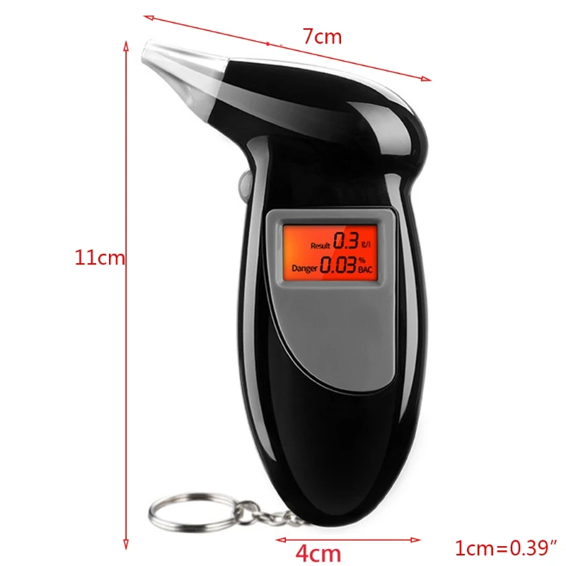 

2020 newest breath alcohol tester professional Breathalyzer With LCD Screen Digi