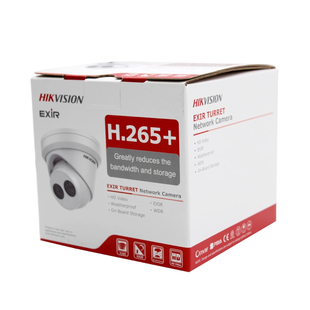 Hikvision 8MP видео наблюдение POE IP камера наружная DS 2CD2383G0 I HD IR 30m револьверная H.265 + с 2