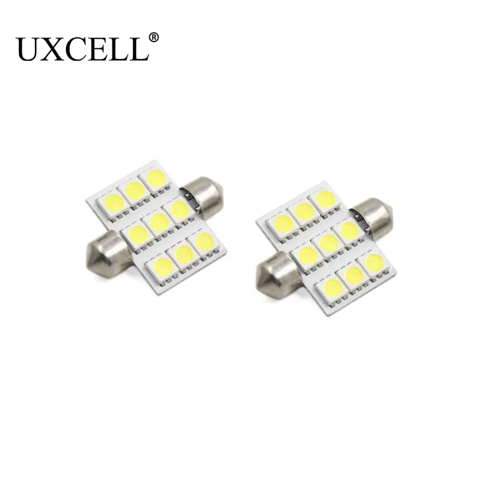 2 шт. 39 мм холодный белый 9-505050-smd светодиодный светильник для салона автомобиля |