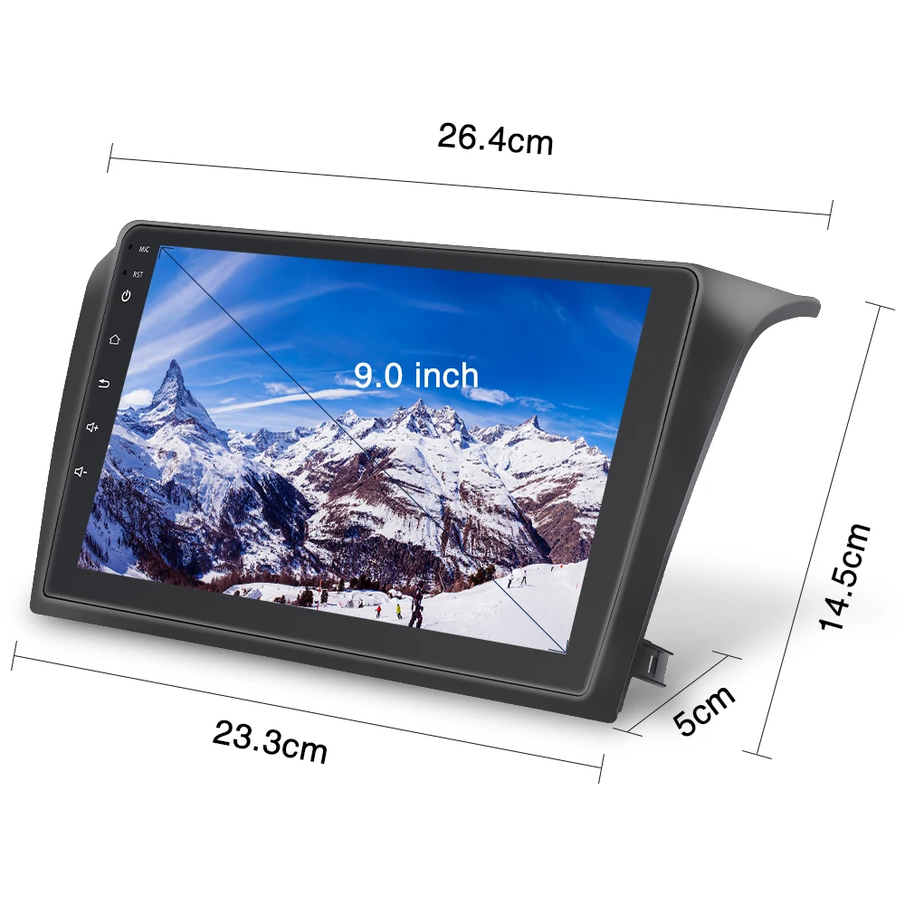 Автомобильный мультимедийный плеер AMPrime 9 &quot Android 2DIN 1 + 32 ГБ GPS Bluetooth Wi-Fi для старой