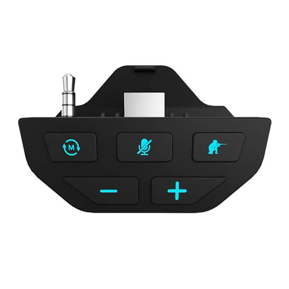 

Черная стереогарнитура Адаптер гарнитура аудио наушники конвертер наушники микрофон для Microsoft Xbox One беспроводной игровой контроллер