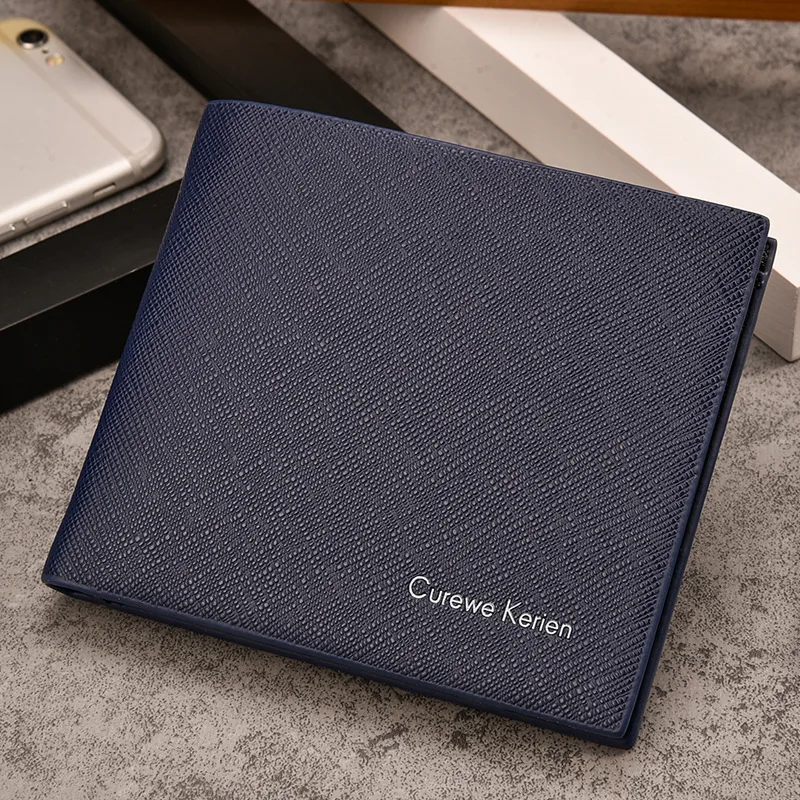 Топ 2019 Винтажный Мужской кожаный брендовый Роскошный кошелек короткие тонкие